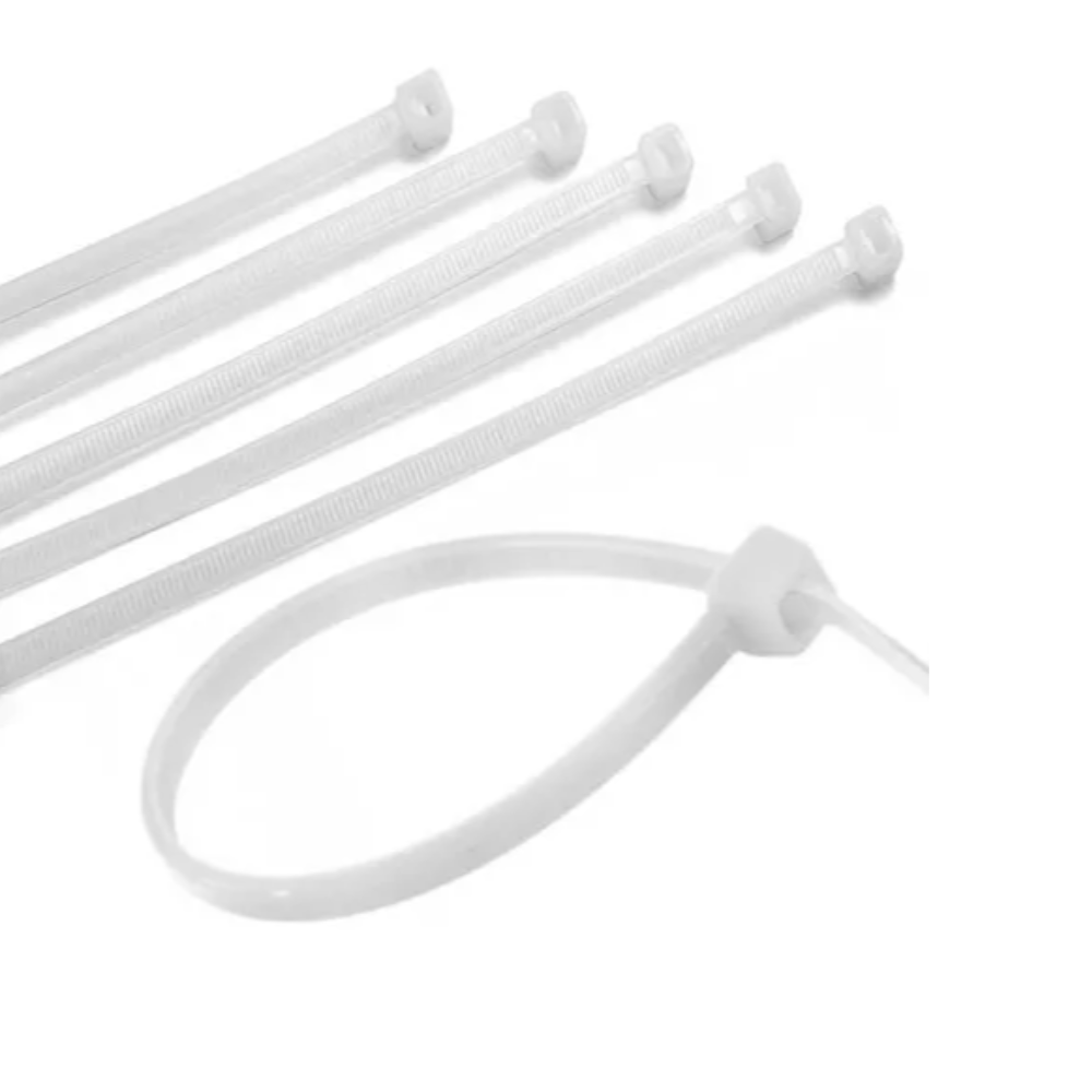 Abraçadeira Nylon - 3.6mm x 100mm (Branca)