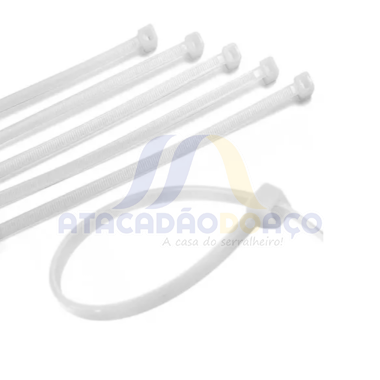 Abraçadeira Nylon - 3.6mm x 100mm (Branca)