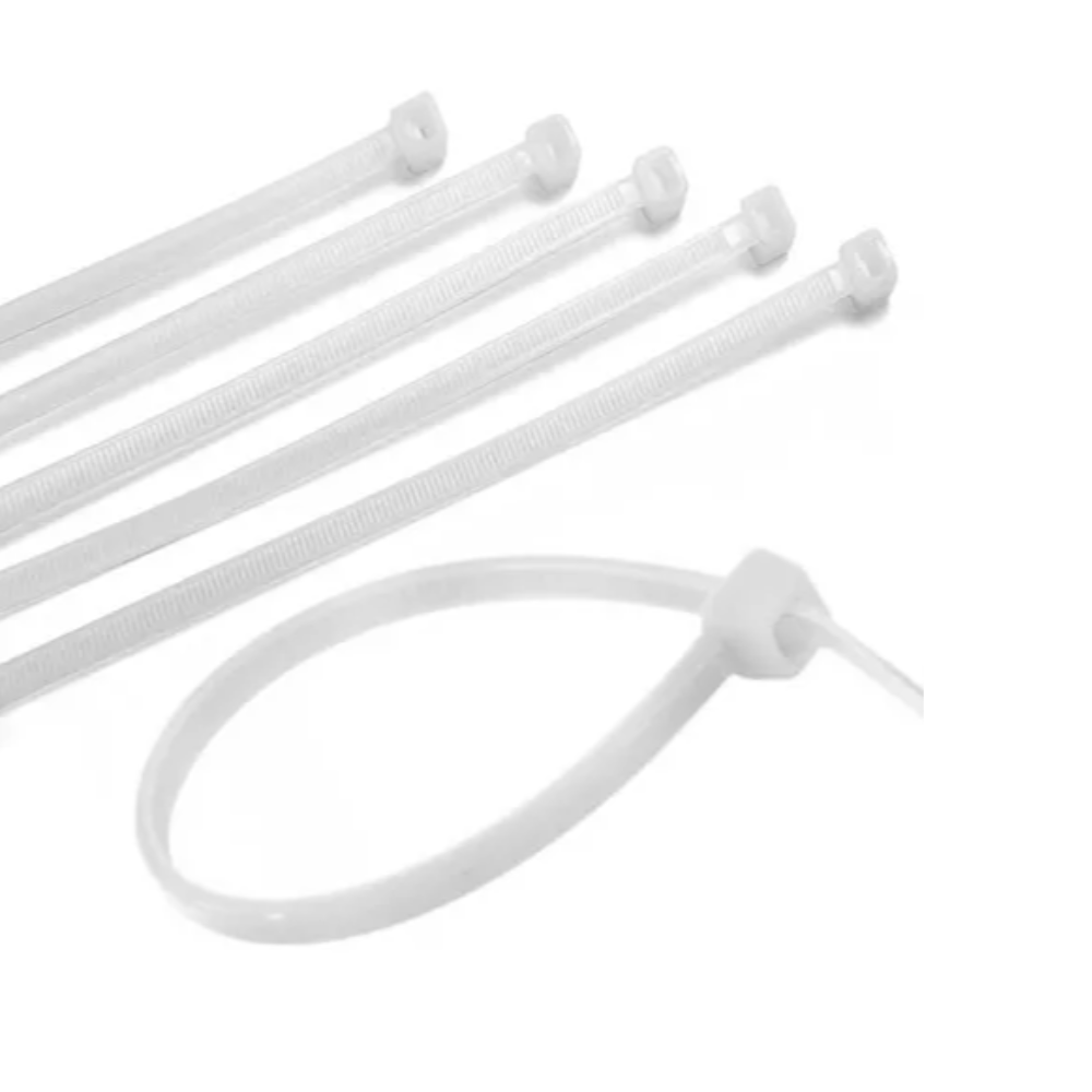 Abraçadeira Nylon - 3.6mm x 150mm (Branca)