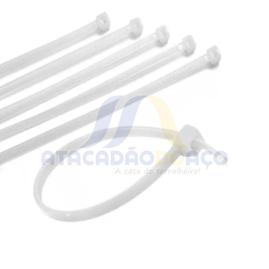 Abraçadeira Nylon - 3.6mm x 250mm (Branca)