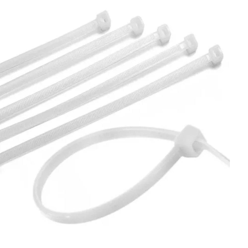 Abraçadeira Nylon - 4.0mm x 200mm (Branca)