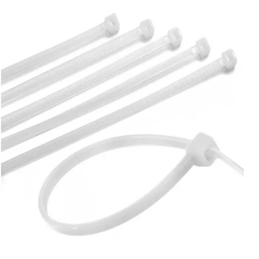 Abraçadeira Nylon - 4.0mm x 300mm (Branca)