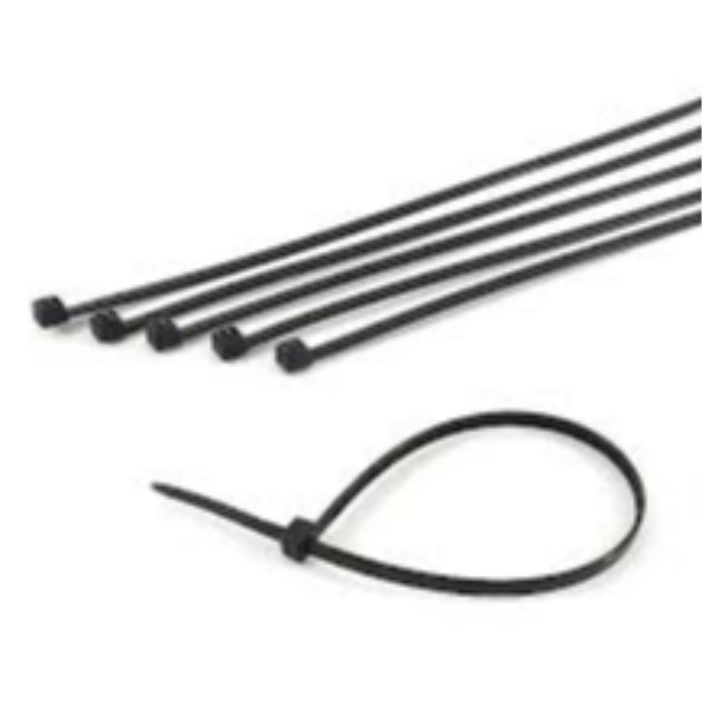 Abraçadeira Nylon - 4.0mm x 200mm (Preta)