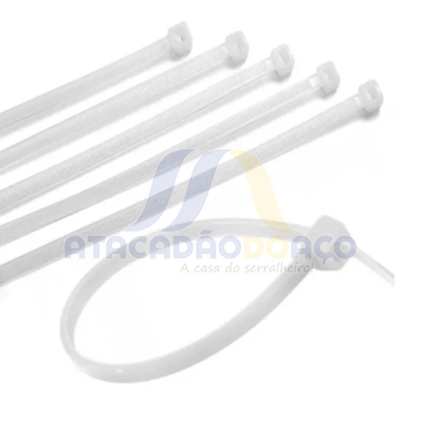 Abraçadeira Nylon - 4.8mm x 400mm (Branca)