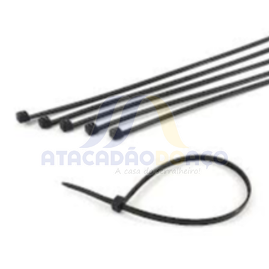 Abraçadeira Nylon - 4.0mm x 400mm (Preta)