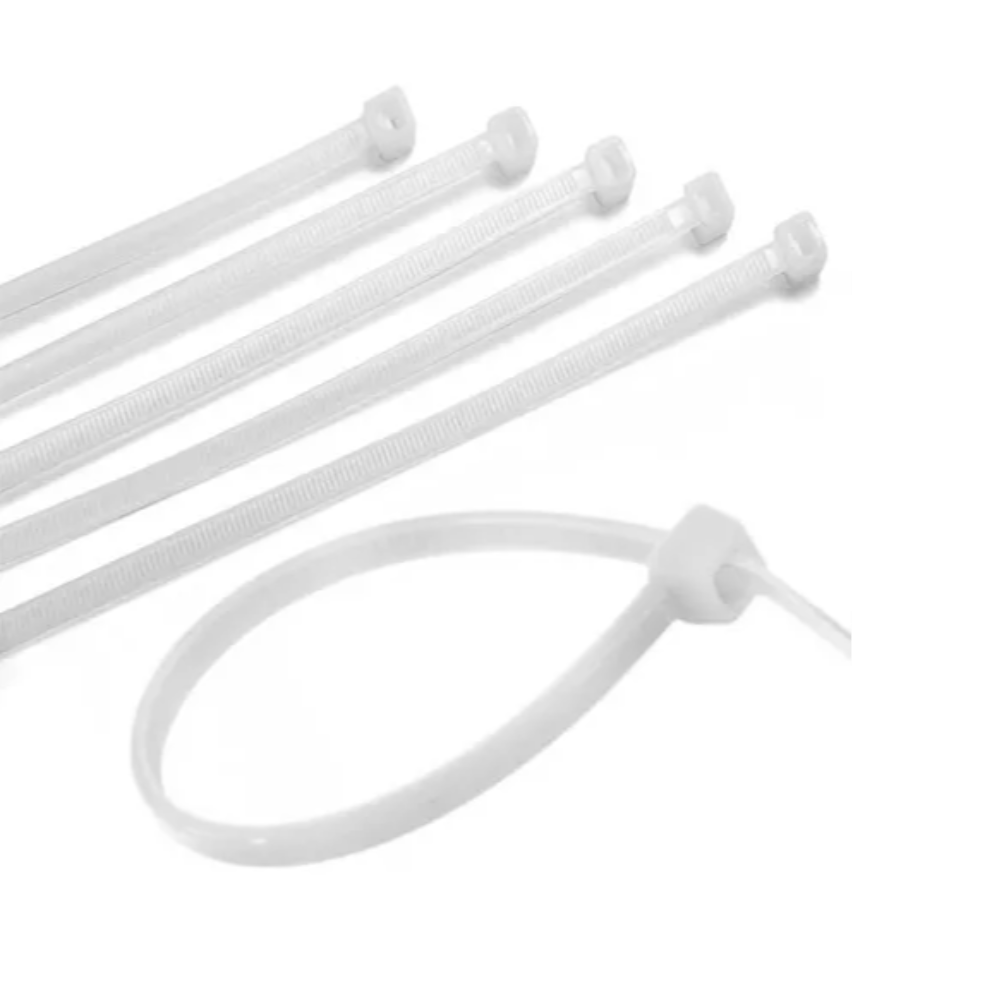 Abraçadeira Nylon - 4.0mm x 250mm (Branca)