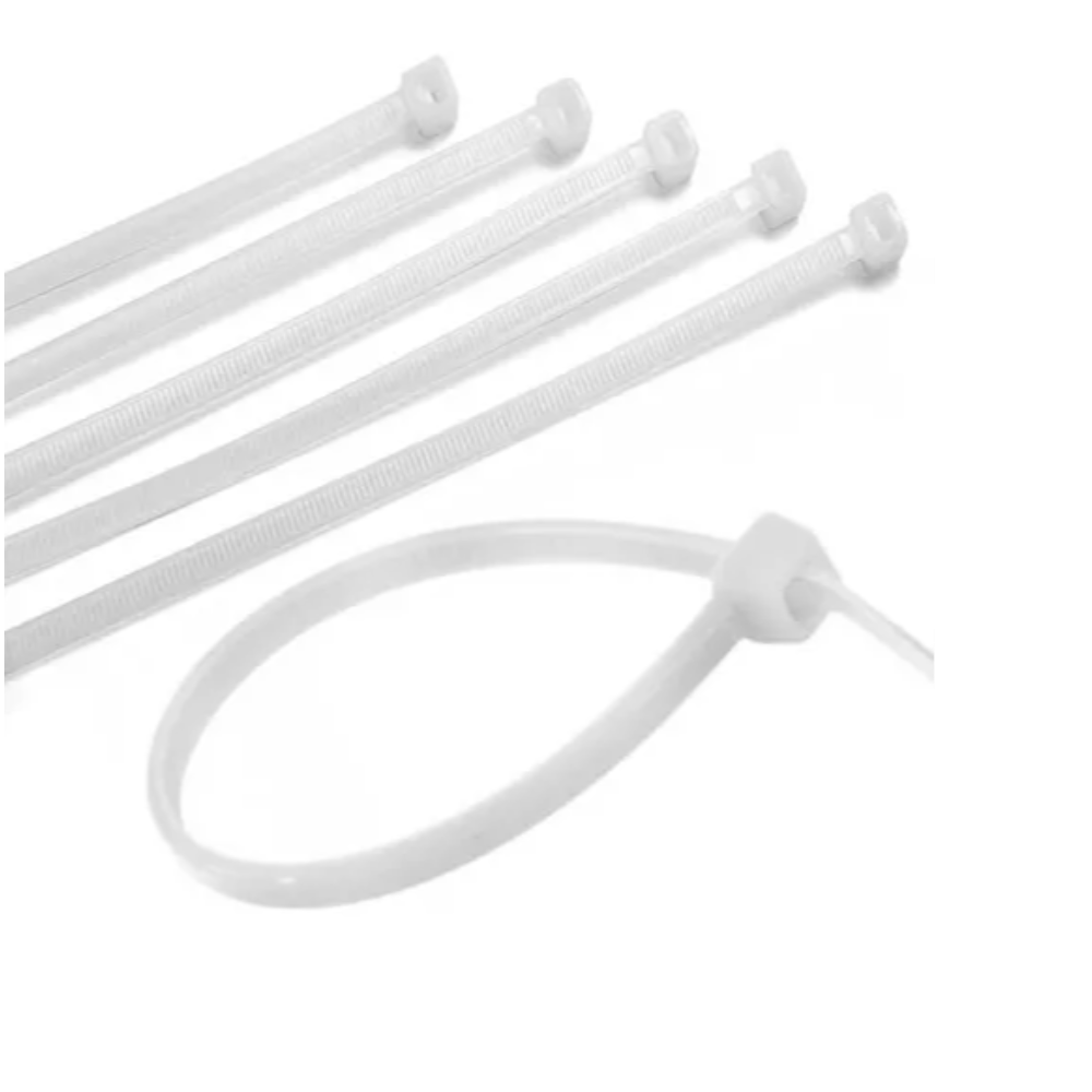 Abraçadeira Nylon - 4.8mm x 150mm (Branca)