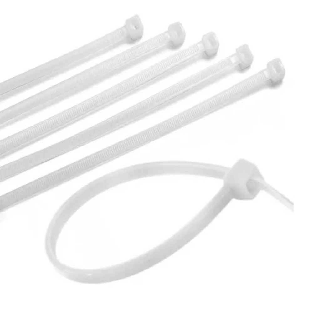 Abraçadeira Nylon - 4.8mm x 250mm (Branca)