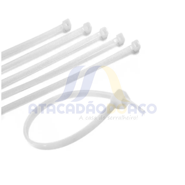 Abraçadeira Nylon - 4.8mm x 300mm (Branca)