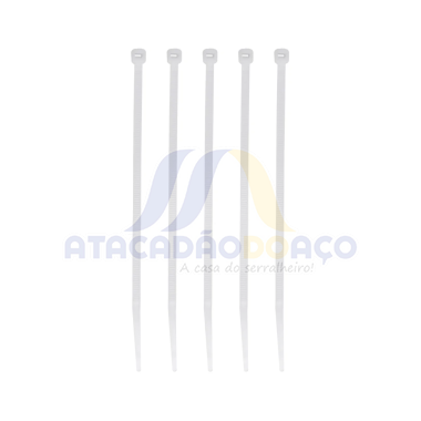 Abraçadeira Nylon - 4.8mm x 450mm (Branca)