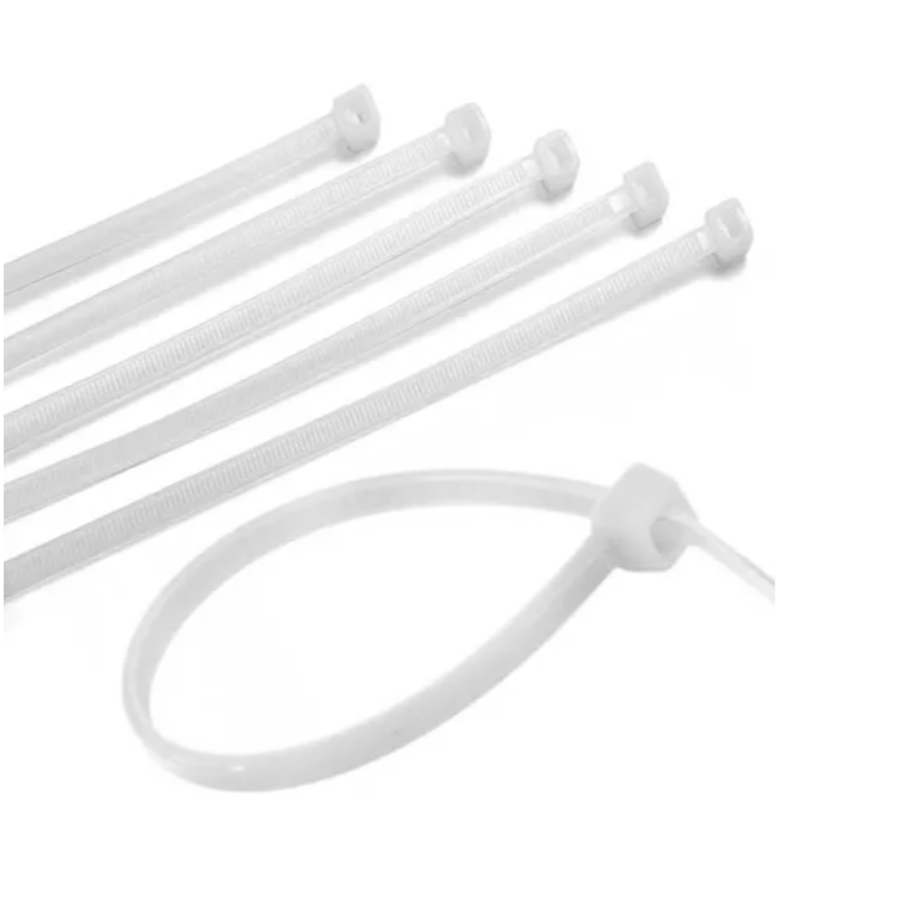 Abraçadeira Nylon - 7.6mm x 250mm (Branca)