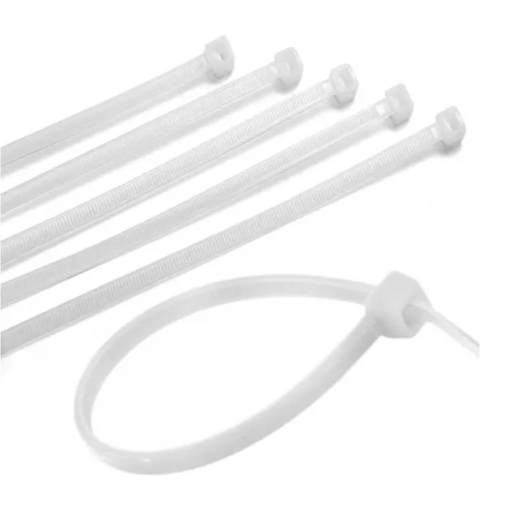 Abraçadeira Nylon - 7.6mm x 400mm (Branca)