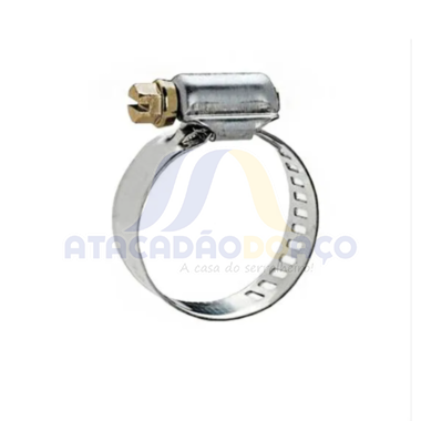 Abraçad. de Aço Rosca S/ Fim 08 - 10 (5/16 x 3/8)