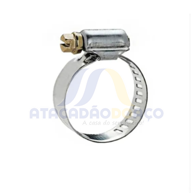 Abraçad. de Aço Rosca S/ Fim 10 - 13 (3/8 x 1/2)