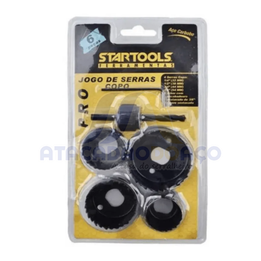 Jogo de Serra Copos C/ 6 PÇ (Startools)