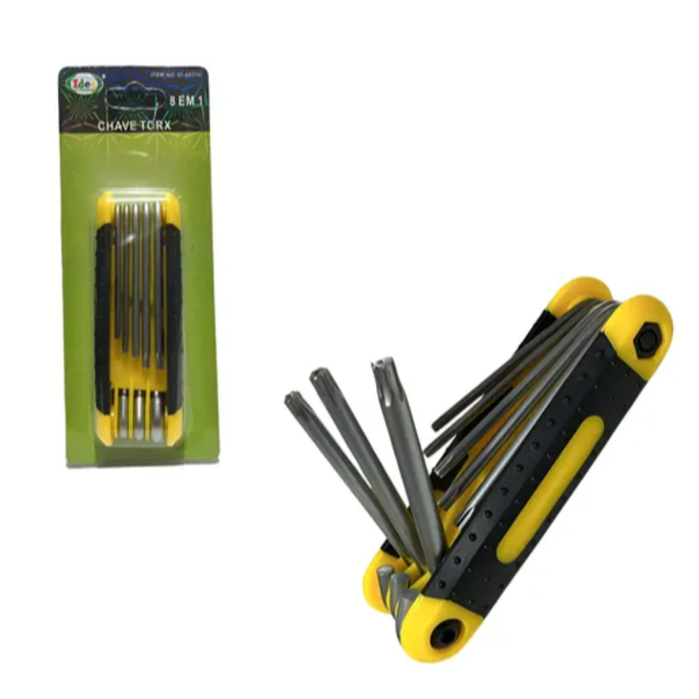 Jogo de Chave Torx Dobravel 8 unds (Idea)