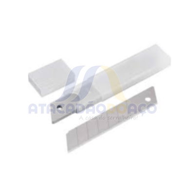 Lamina P/ Estilete Larga 25mm Cx 10un