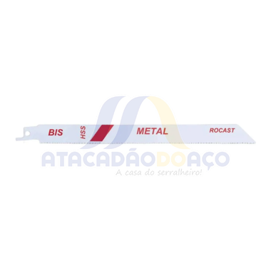 Lamina de Serra Sabre Bi-Metalica 9 x 3/4 (Rocast)