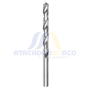 Broca De Aço Rápido 8,00mm (Titanium)