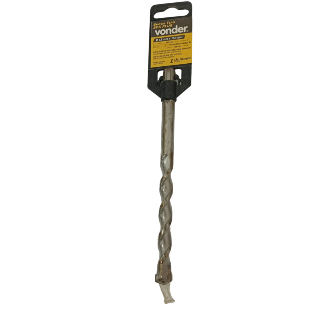 Broca SDS Plus Concreto  N° 12 x 100 x 160 (Vonder)
