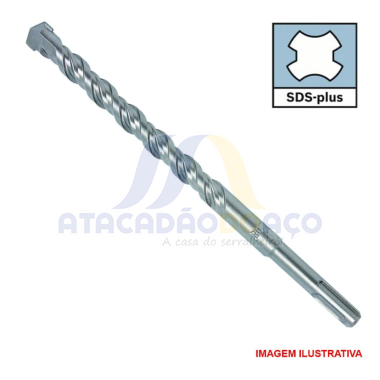 Broca SDS Plus Concreto Armado N° 08 x 400 (Rocast)