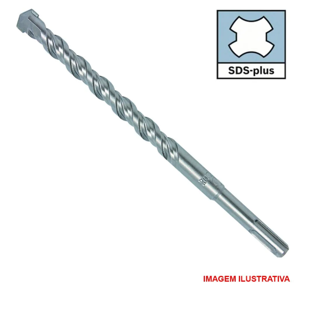 Broca SDS Plus Concreto Armado N° 12 x 260 (Rocast)