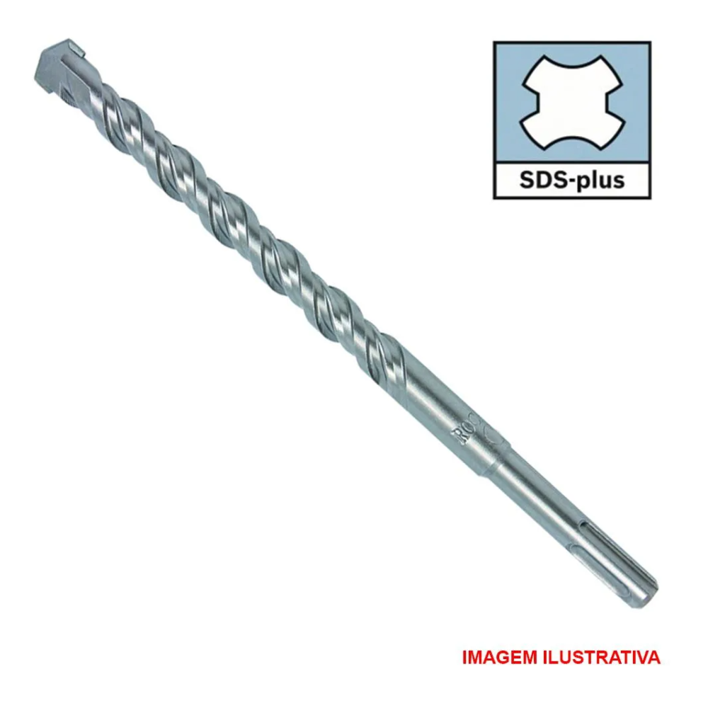 Broca SDS Plus Concreto Armado N° 13 x 160 (Rocast)