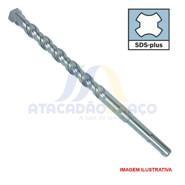 Broca SDS Plus Concreto Armado N° 18 x 210 (Rocast)