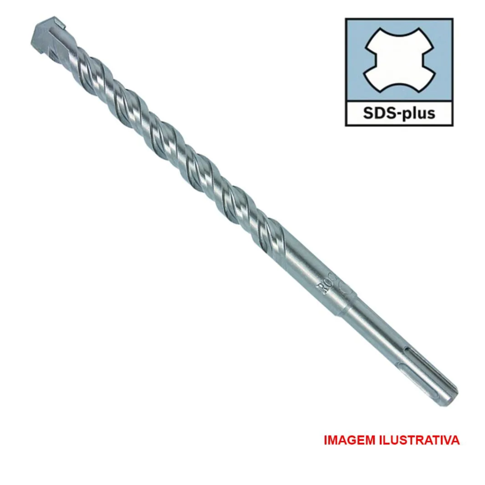 Broca SDS Plus Concreto Armado N° 25 x 260 (Rocast)