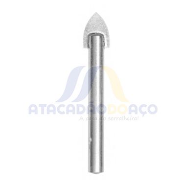 Broca Porcelanato/ Vidro 08mm x 80mm (Bom Corte)