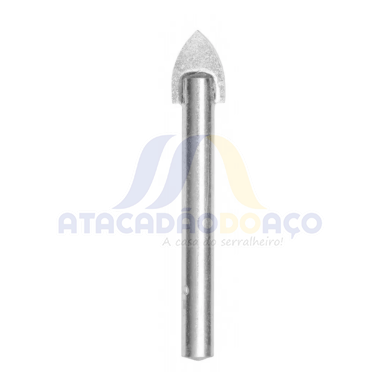 Broca Porcelanato/ Vidro 12mm x 90mm (Bom Corte)