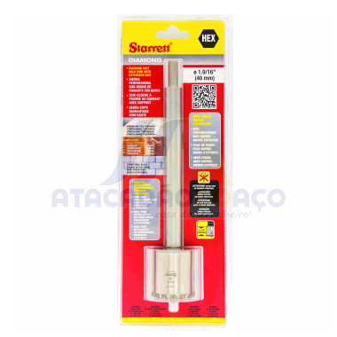 Serra Copo C/ Haste - 40mm (Starrett)