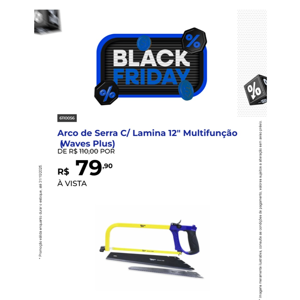 Arco de Serra C/ Lamina 12