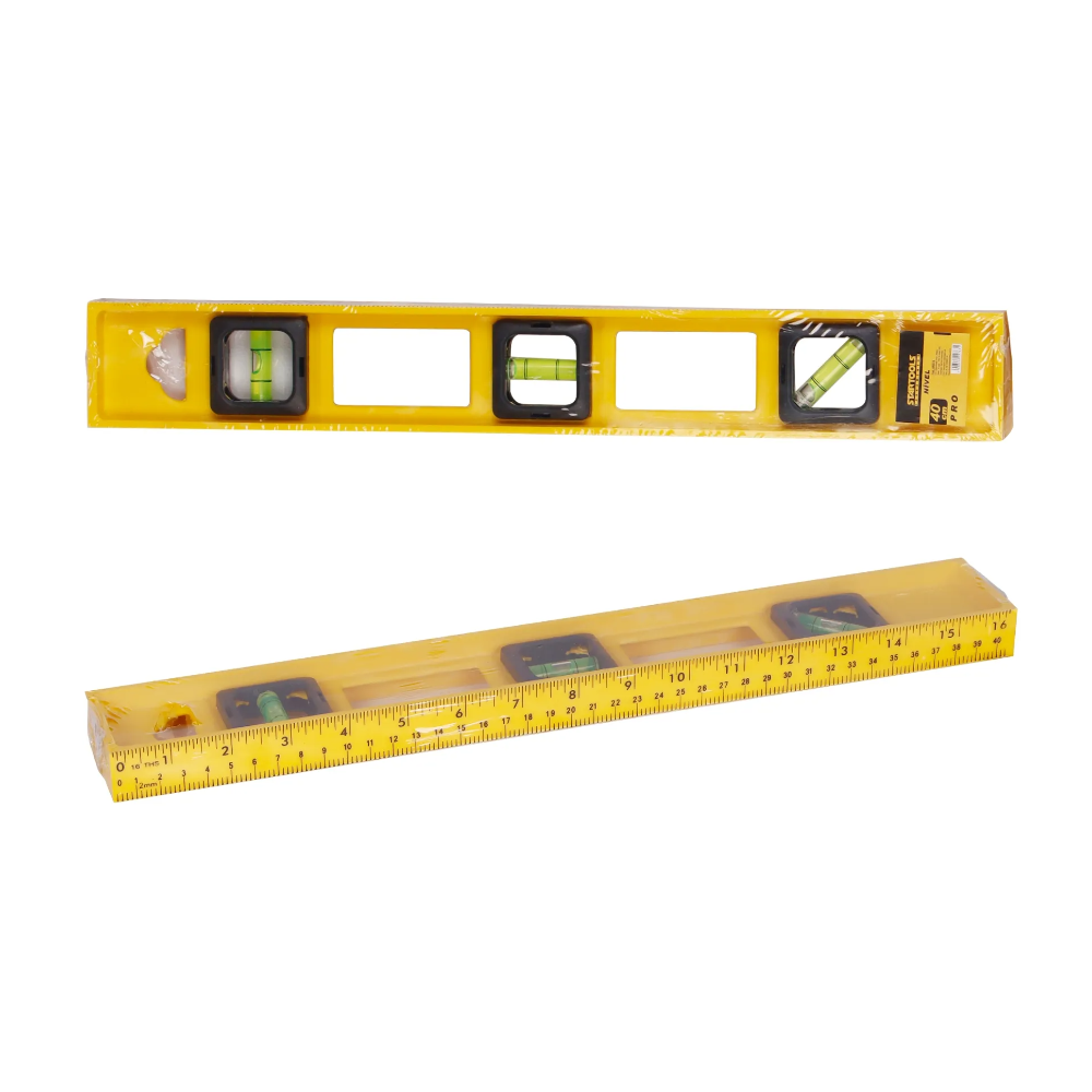 Nivel Amarelo Plastico - 40cm (Startools)