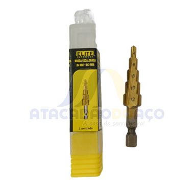 Broca Escalonada Perf. 4mm - 12mm (Elite)
