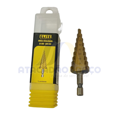 Broca Escalonada Perf. 4mm - 20mm (Elite)