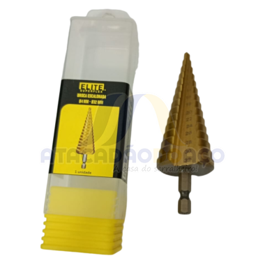 Broca Escalonada Perf. 4mm - 32mm (Elite)