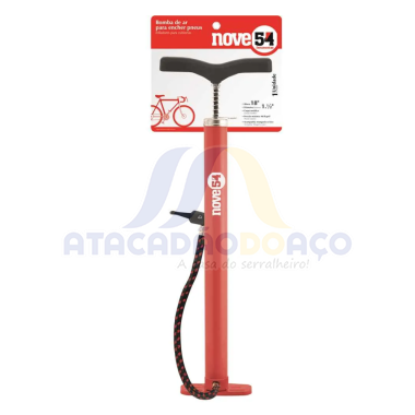 Bomba Encher Pneu 18'' x 45cm - (Nove54)