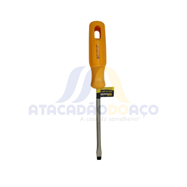 Chave Fenda 1/4x4'' ( Titanium )
