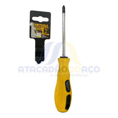 Chave Phillips Emborrachada- 1/4 x 4 (Startools)