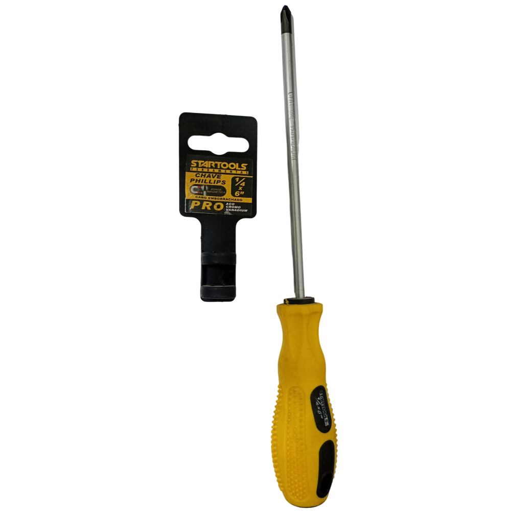 Chave Phillips Emborrachada- 1/4 x 6 (Startools)