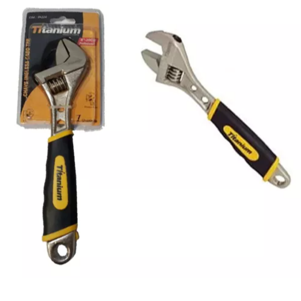 Chave Ajustavel Inglesa 8'' ( Titanium )