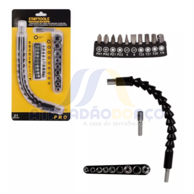 Conjuto de Cabo Extensor P/ Parfusadeira (Startools)