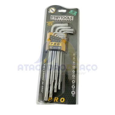 Jogo de Chave Torx Longa C/ 09 Peças (Startools)
