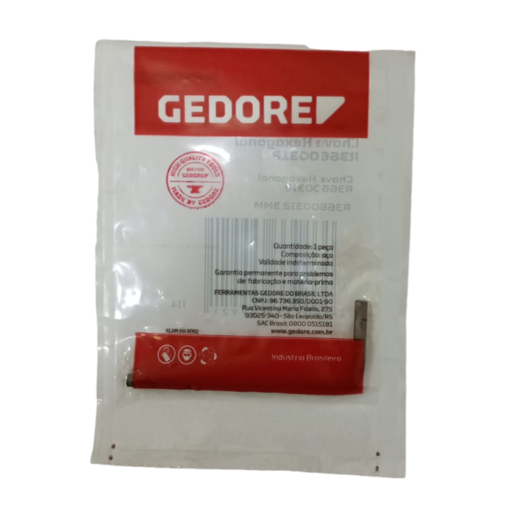 Chave Allen - 3,0mm (Gedore)