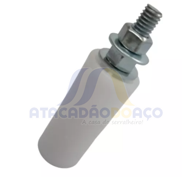Roldana Guia Rolete C/ Parafuso - 30 x 70 Nylon