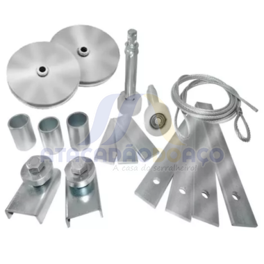 Kit Portao Basculante Roldana U
