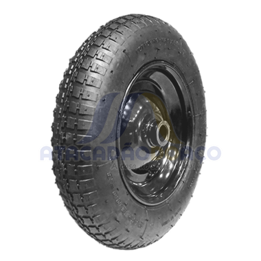 Roda Comp. P/ Carro de Mao C/ Rolamento - 3,50 x 8 (Bull)