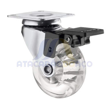 Rodizio Gel Girat. Transp. C/ Trava (35mm)