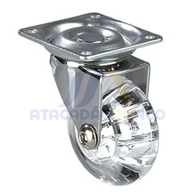 Rodizio Gel Girat. Transp. S/ Trava (75mm)